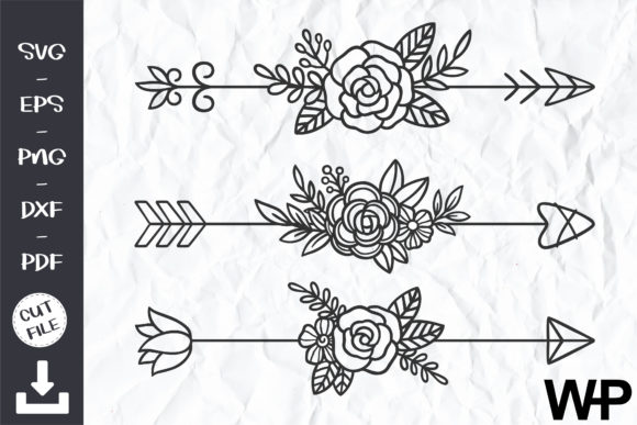 Floral Arrows Svg, Boho Svg, Arrow SVG Review