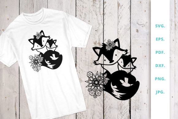 Floral Cute Fox: A Practical Graphics Review for Crafts