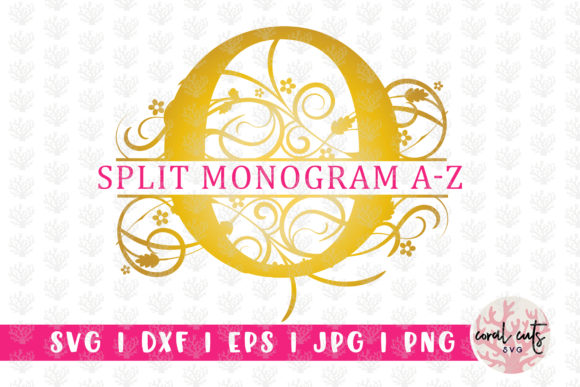 Floral Gold Split Monogram Alphabets Review