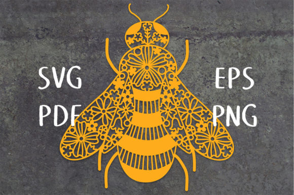 Floral Honey Bee Cut File: A Crafts and Graphics Review for Sellers