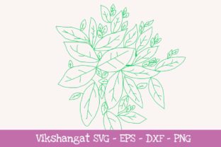 Floral Leaves Graphics for Crafts and Creators