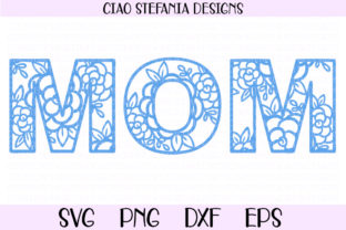 Floral Mom: A Versatile Graphics and Crafts Asset for Branding