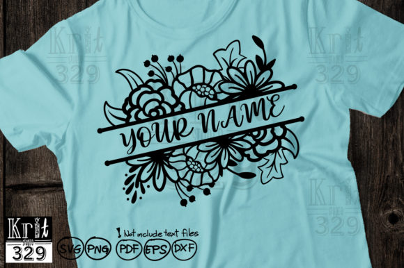 FLORAL MONOGRAM BORDER: Essential Graphics for Crafts