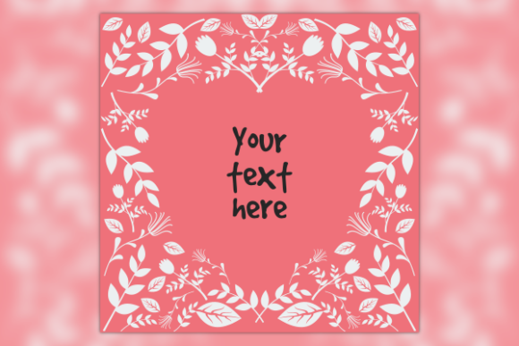 Floral Wedding Background Template for Graphics and Backgrounds