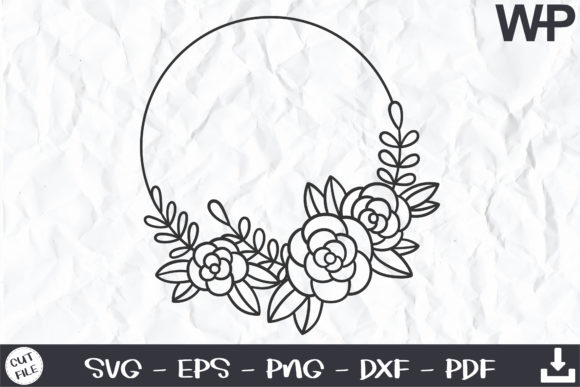Floral Wreath SVG, Roses: A Designer's Review for Graphics and Crafts
