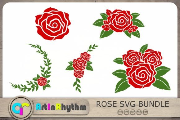 Roses SVG Bundle: Floral Graphics for Crafts & Blogs