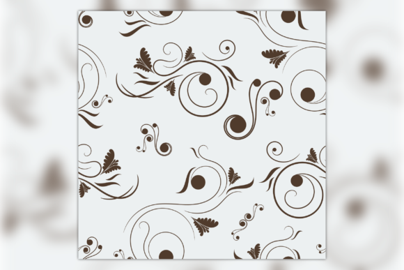 Vintage Floral Swirl Seamless Pattern Graphics & Patterns Review