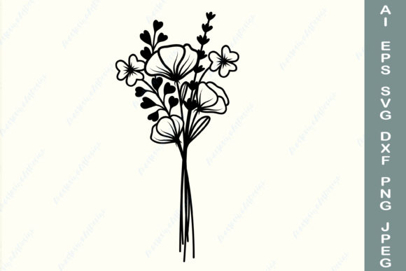 Wildflowers Monogram, Floral Bouquet: A Crafts & Graphics Review